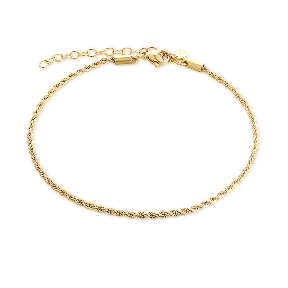 Cavigliera Catena Corda Oro