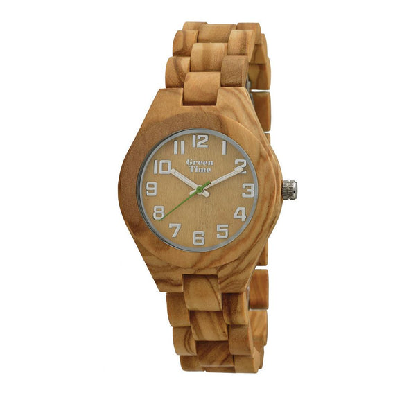 Orologio in legno d'Ulivo - Florence zw059a