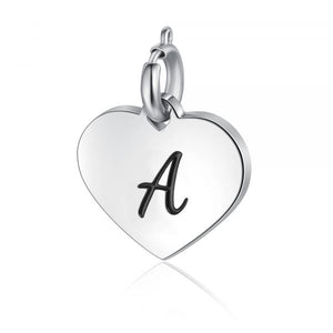 Charm Cuore con Iniziale