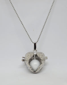Collana Scrigno Cuore Ali D'Angelo Chiama Angeli