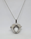 Collana Scrigno Cuore Ali D'Angelo Chiama Angeli