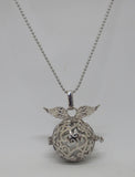 Collana Scrigno Sfera con Ali D'Angelo Chiama Angeli
