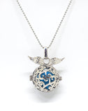 Collana Scrigno Sfera con Ali D'Angelo Chiama Angeli
