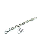 Bracciale con Frasi Cuore Argento Pendente