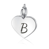 Charm Cuore con Iniziale