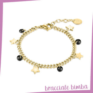 Bracciale Catena con Stelle e Cristalli- Mamma e Bimba