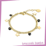 Bracciale Catena con Stelle e Cristalli- Mamma e Bimba