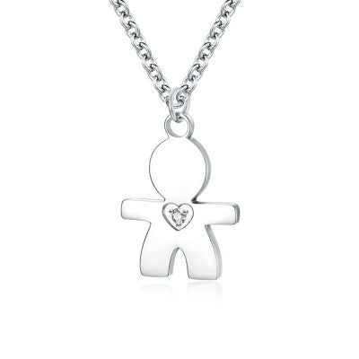 Collana Bimbo con cristallo