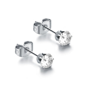 Orecchini Punto Luce Arcobaleno 4mm