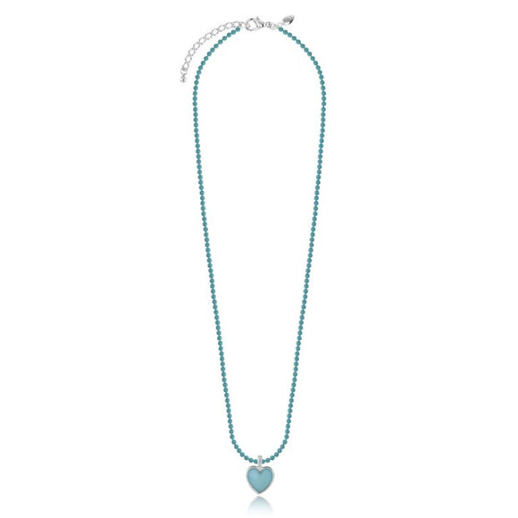 Collana Cuore Turchese