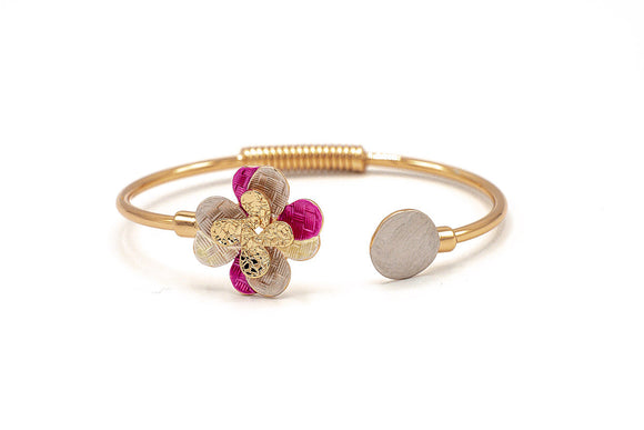 Bracciale a Molla Doppio Fiore