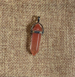 Collana con pendente pietra naturale Talismano
