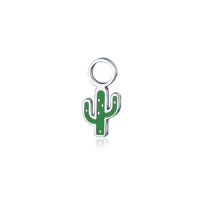 Charm Cactus smaltato verde - Hoola