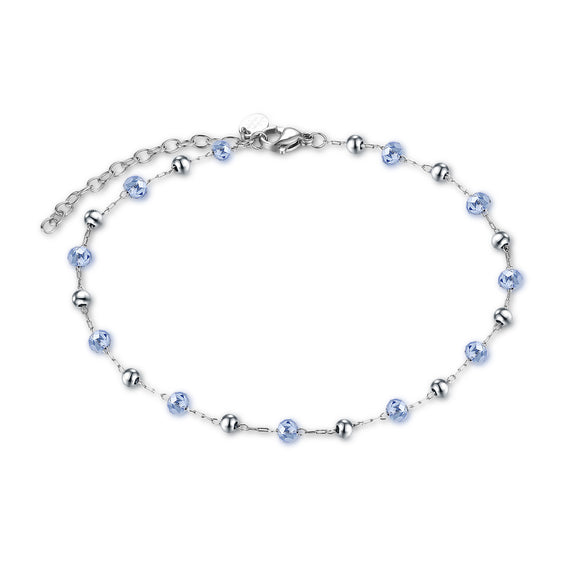 Cavigliera con Cristalli Celesti ed Ematite