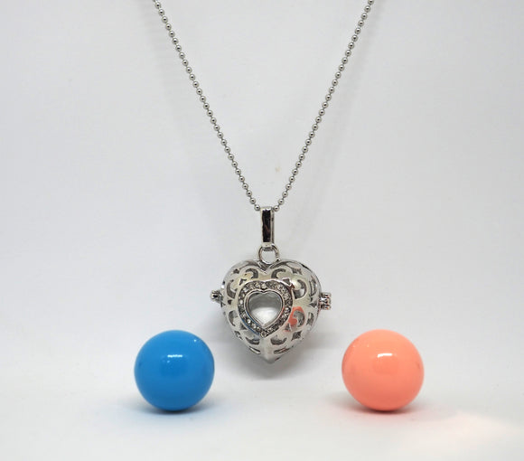 Collana Scrigno a Cuore Chiama Angeli