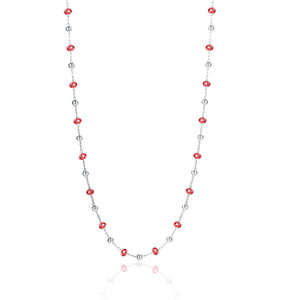 Collana Cristalli Rossi ed Ematite