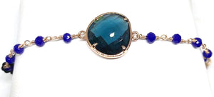 Bracciale Cristallo Blu