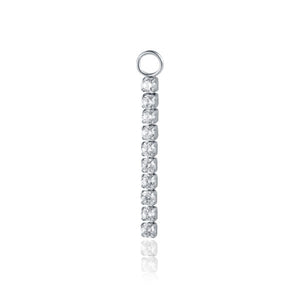 Charm Tennis Cristalli Bianchi - Hoola