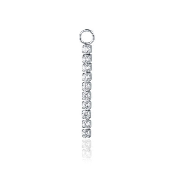 Charm Tennis Cristalli Bianchi - Hoola