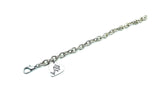 Bracciale con Frasi Cuore Argento Pendente