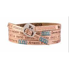 We Positive Bracciale In Pelle Infinito