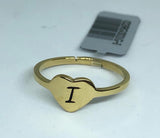 Anello Cuore con Iniziali - oro
