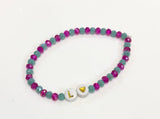 Bracciale Elastico con Inziale