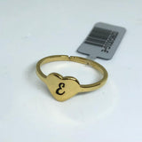 Anello Cuore con Iniziali - oro