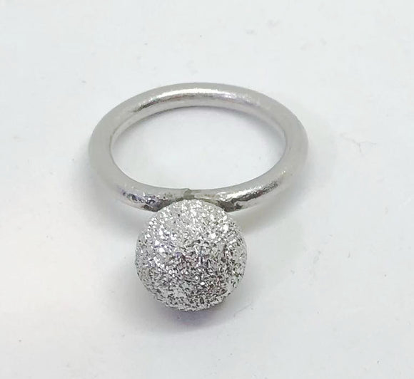 Anello Fede con Sfera 100% alluminio