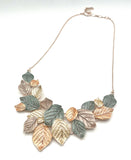 Collana Girocollo Foglie