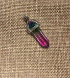 Collana con pendente pietra naturale Talismano