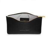 Pochette a mano nera Wonderful Mum - Mamma Meravigliosa