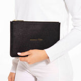 Pochette a mano nera Wonderful Mum - Mamma Meravigliosa