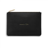 Pochette a mano nera Wonderful Mum - Mamma Meravigliosa
