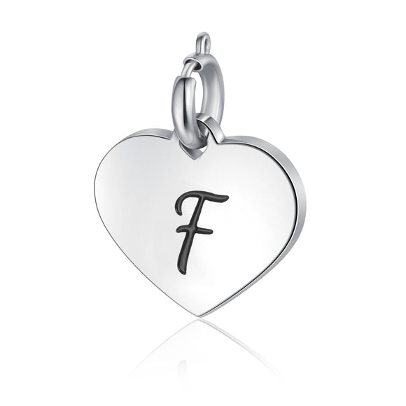 Charm Cuore con Iniziale