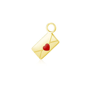 Charm Lettera Con Cuore Oro - Hope