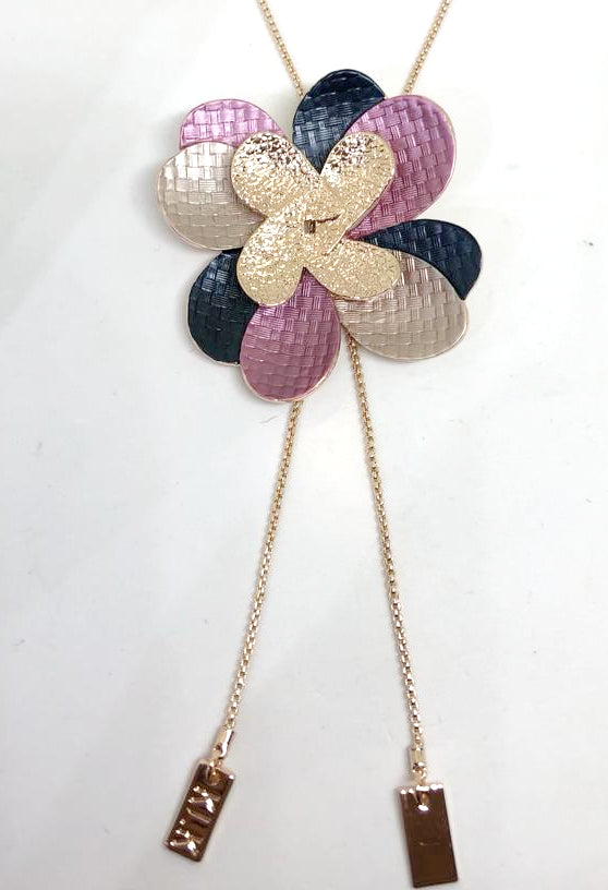 Collana Doppio Fiore
