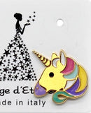Orecchino a lobo unicorno
