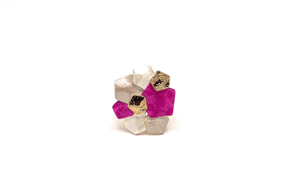 Anello Multi Pentagoni
