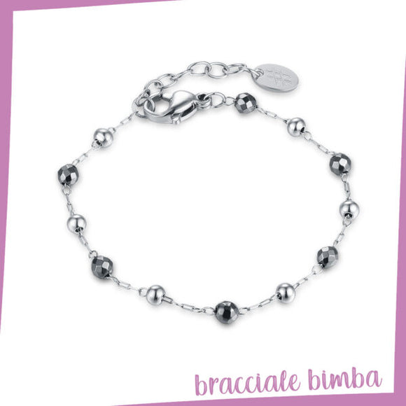 Bracciale Sfere ed Ematite - Mamma e Bimba