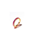 Anello Tennis Fucsia