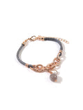 Bracciale Lamè con Perla Agata