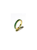 Anello Tennis Verde