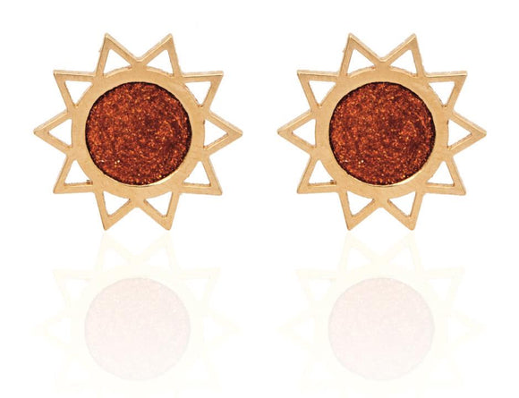 Orecchino a lobo sole