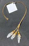 Collana rigida tre pietre cristallo  SH72