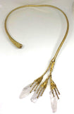 Collana rigida tre pietre cristallo  SH72