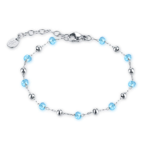 Bracciale con Cristalli Turchesi ed Ematite