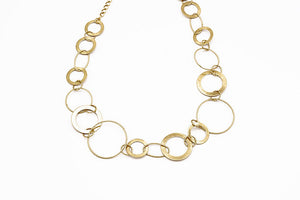 Collana Girocollo Multi Anelli