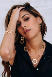 Collana Girocollo Multi Anelli