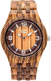 Orologio in legno Zebrano - Lagos 113A